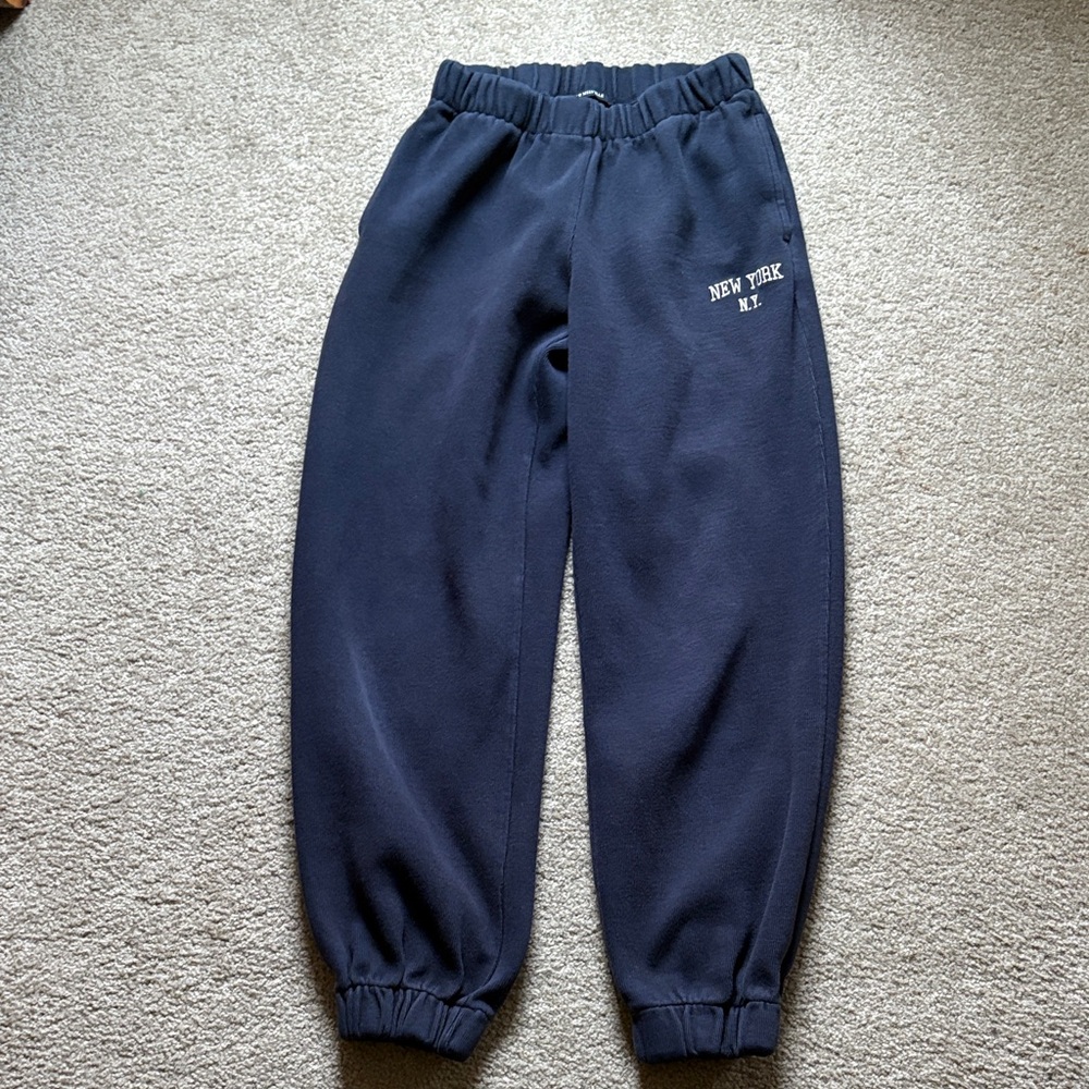 Brandy Melville Navy Jogger Pants